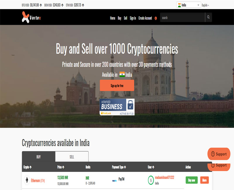 Vertex Website